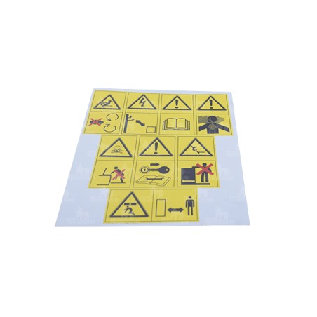 NAKLEJKA OPR.ZESTAW ŻÓŁTY NIEMIECKI