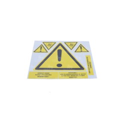 NAKLEJKA OPR.ZESTAW ŻÓŁTY NIEMIECKI