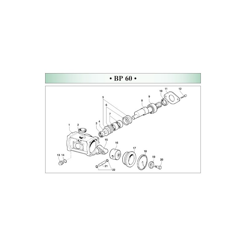 TŁOK POMPY BP-60,105,151
 2409001700A 00016-00207