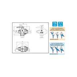 ZAWÓR KUL. 45524436  3DR    1 1/2" (M/F/M)  S U P E R  C E N A