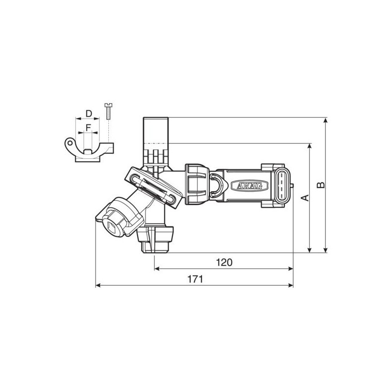 GŁOWICA ARAG (3) 4012T741 D.1/2"  SELETR. DESMOPAN S U P E R  C E N A