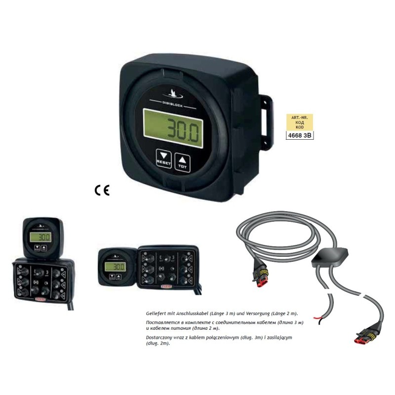 MANOMETR Z WYŚ.ELEKTRONICZNYM 46683B