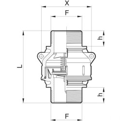 ZAWÓR PRZECIW.ARAG 3"M-3"M 5042019