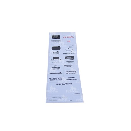 NALEPKI OBSŁUGA OPTIMAL BIAŁA ANGIELSKIE