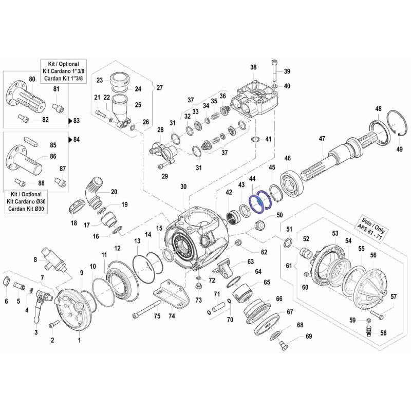 PIERŚCIEŃ KORBOWODU 68*59*5.5 0010002100