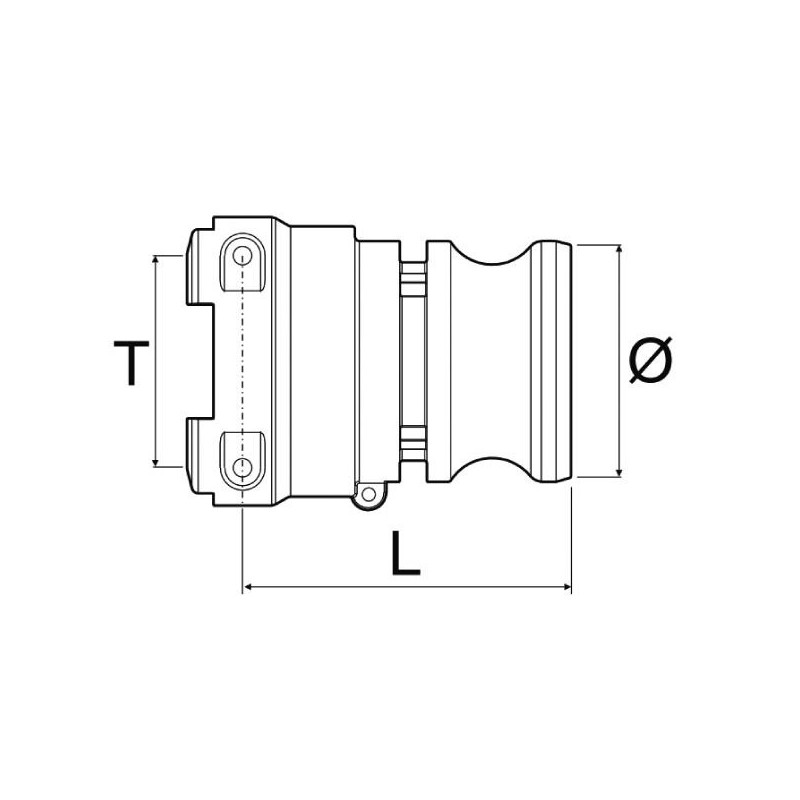 PRZYŁĄCZE EŻEKTORA 18106L 1 1/2" T6F