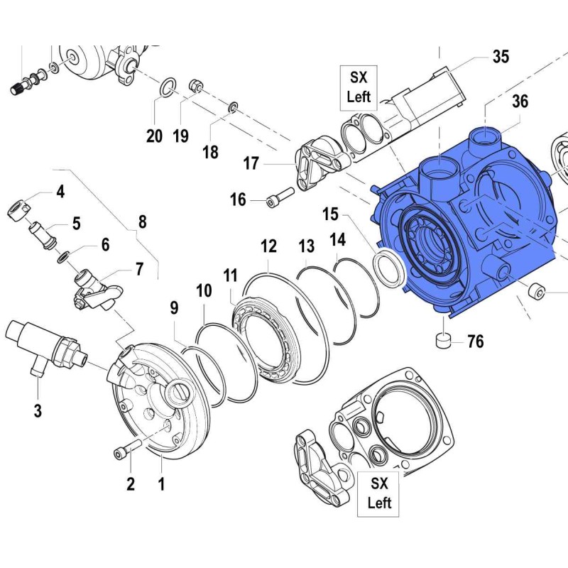 KORPUS POMPY APS 96 0403012700