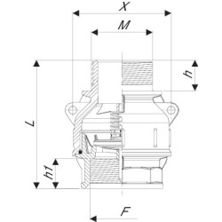 ZAWÓR PRZECIW. ARAG 2"F-T7M  5042007F