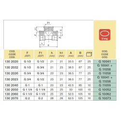 TRÓJNIK 1302030  3/4"F