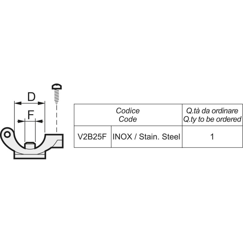 GŁOWICA ARAG (1) 402755  D.3/4"  F10 CLAMP