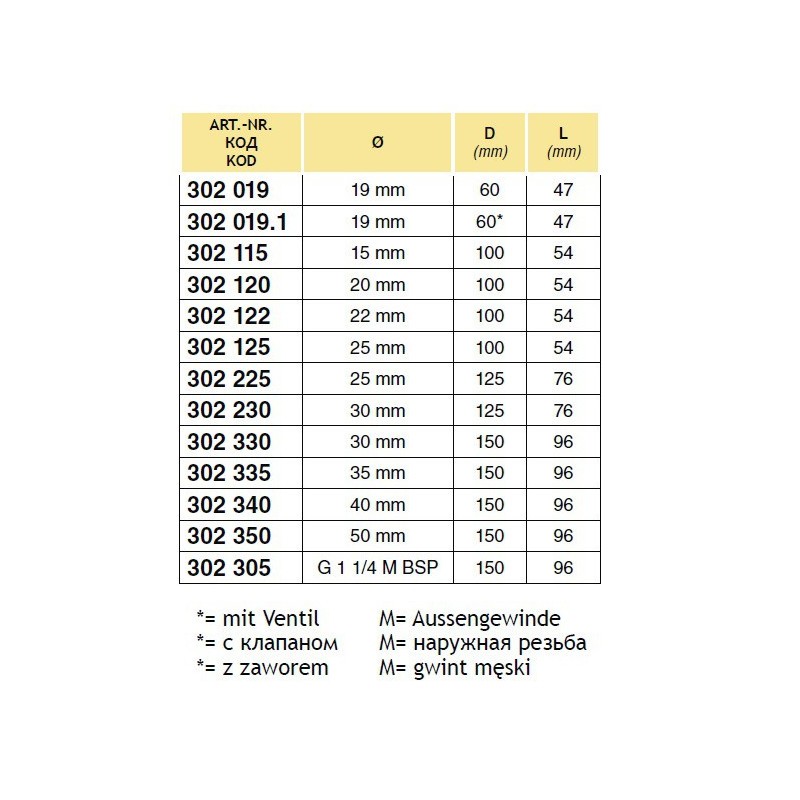 EŻEKTOR   302350  FI 150-D.50
