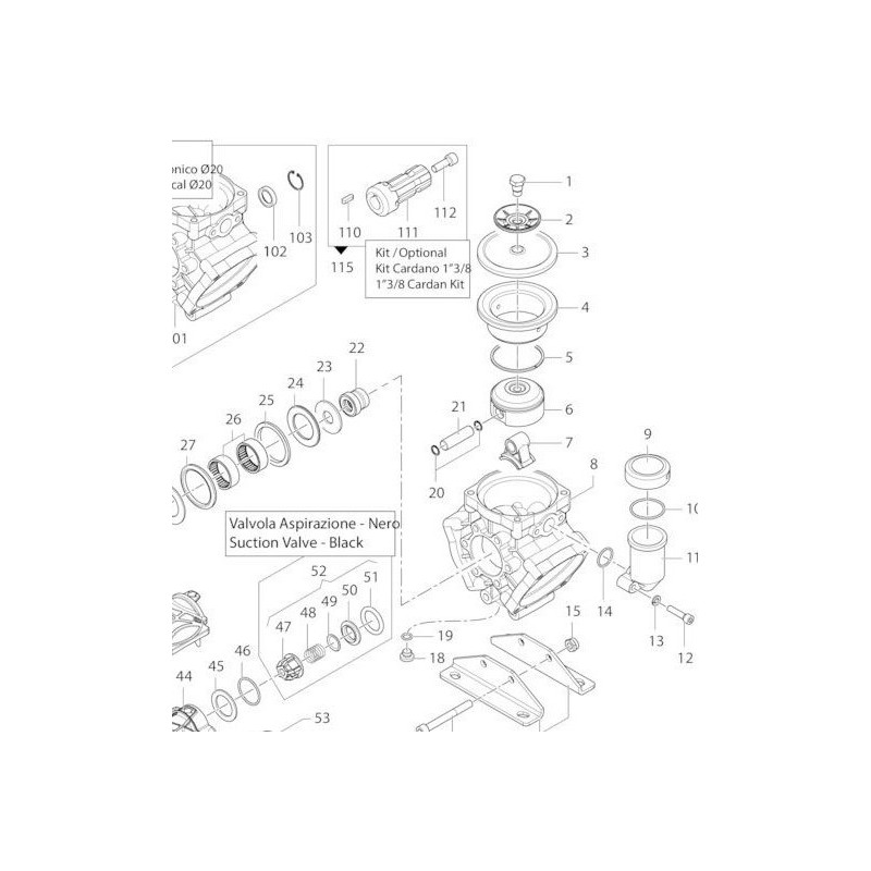 ZBIORNIK OLEJU
 BP 105, BP 125
 0421002000  00010-00125
