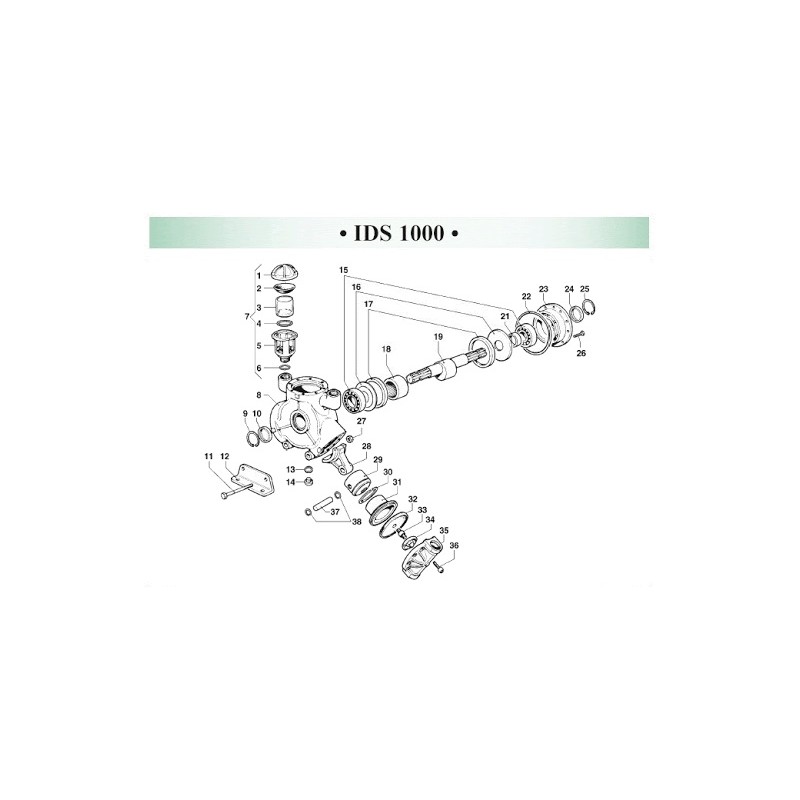 GŁOWICA TŁ. POMPY IDS 1000  3218000900