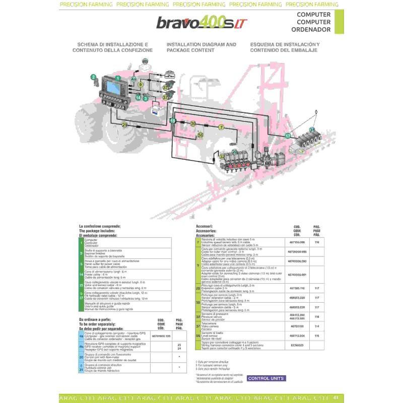 KOMPUTER BRAVO 400S  7+7HYDR. LT  4674L0713