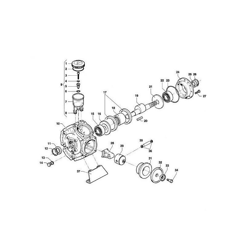 KORBOWÓD POMPY BP-235
 0205003300
 3SZT/KPL  00061-00034
