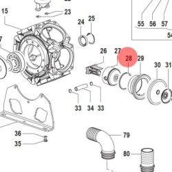 PIERŚCIEŃ TŁOKA BPS 260-300  0020001400