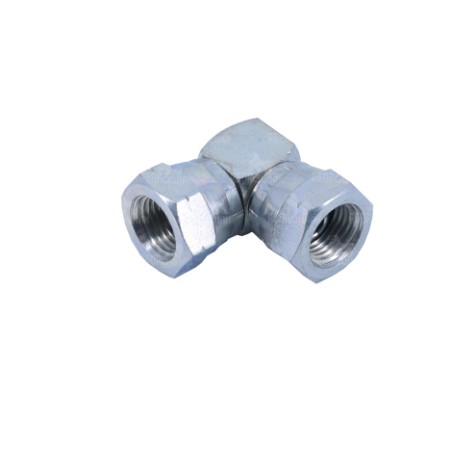 KOLANKO NAKRĘTNE G 1/4"/G 1/4" AA90 Z NAKRĘTKAMI