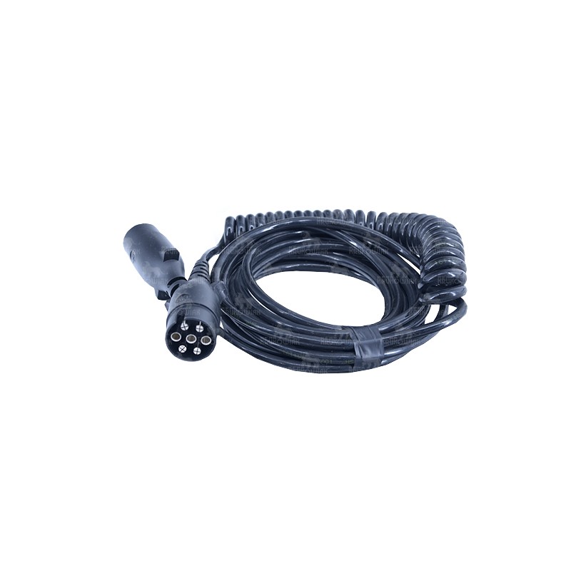 PRZEWÓD SPIRALNY 12V 7PIN 3MB./5M.