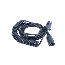 PRZEWÓD SPIRALNY 12V 7PIN 3MB./5M.