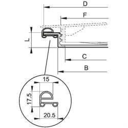 KOŁNIERZ POKR.WLEW. 350660
