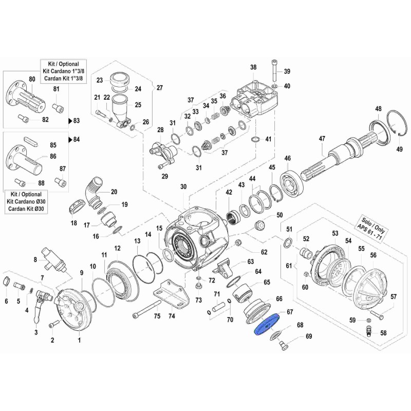 MEMBRANA TŁ. APS 51-96 1800009600 DESMOPAN Ý100