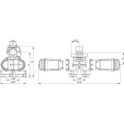 GŁOWICA ARAG (4) D.1/2" 4063T941 SELETRON  ( 4 SILN.)